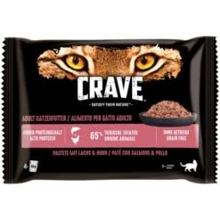 CRAVE Multipack Lachs Und Huhn 44x85 G