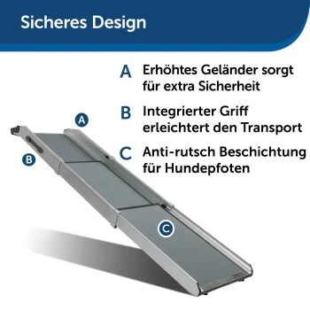 PetSafe Happy Ride Teleskop-Hunderampe 3 PetSafe Happy Ride Teleskop-Hunderampe – Bild 3