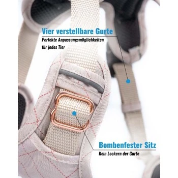 Freudentier Atmungsaktives Hundegeschirr S 6 Freudentier Atmungsaktives Hundegeschirr S – Bild 6