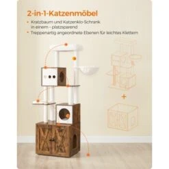 FEANDREA Kratzbaum 185cm Mit Katzenklo-Schrank Vintagebraun Braun -Ruffwear Verkäufe 1fb368bc8bf0e694ec4c2a46b77c099a8b9e3c58 1666851 de DE 648943dfb48fa5478cd15011a659a64224f4aae54j3g0e