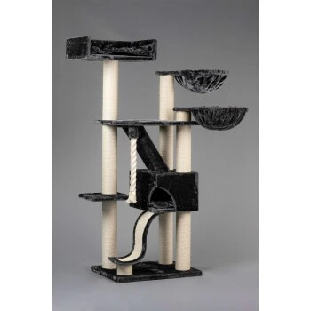 RHR Quality RHRQuality Kratzbaum Kilimandjaro De Luxe PLUS Creme/ Schwarz 6 RHR Quality RHRQuality Kratzbaum Kilimandjaro De Luxe PLUS Creme/ Schwarz – Bild 6