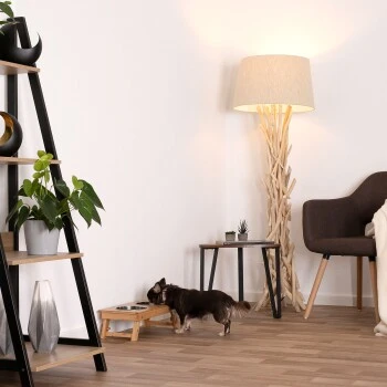 Lionto Hundenapf Aus Bambus, Futterstation 2 Lionto Hundenapf Aus Bambus, Futterstation – Bild 2