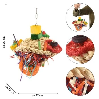 HappyBird Papageienspielzeug Happy Frog 5 HappyBird Papageienspielzeug Happy Frog – Bild 5