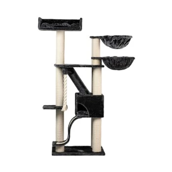 RHR Quality RHRQuality Kratzbaum Kilimandjaro De Luxe PLUS Creme/ Schwarz 1 RHR Quality RHRQuality Kratzbaum Kilimandjaro De Luxe PLUS Creme/ Schwarz