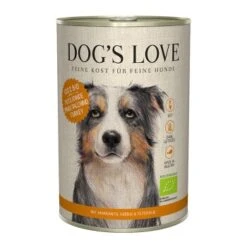 DOG'S LOVE BIO 6x400g Pute Mit Amaranth & Kürbis