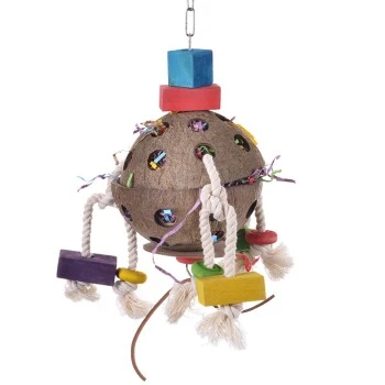 HappyBird Papageienspielzeug Coconut-Fun 1 HappyBird Papageienspielzeug Coconut-Fun