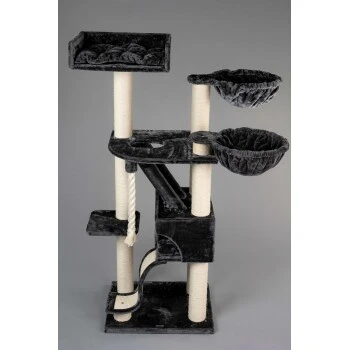 RHR Quality RHRQuality Kratzbaum Kilimandjaro De Luxe PLUS Creme/ Schwarz 5 RHR Quality RHRQuality Kratzbaum Kilimandjaro De Luxe PLUS Creme/ Schwarz – Bild 5