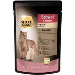 SELECT GOLD Babycat & Mother Pastete Huhn 12x85 G