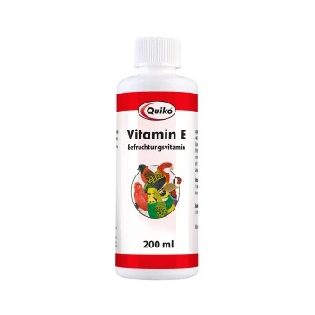 Quiko Vitamin E Liquid 200 Ml: Ergänzungsfutter Für Kanarien, Sittiche Und Ziervögel 1 Quiko Vitamin E Liquid 200 Ml: Ergänzungsfutter Für Kanarien, Sittiche Und Ziervögel