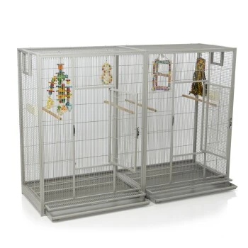 Montana Cages Voliere Melbourne 160 Hellgrau 6 Montana Cages Voliere Melbourne 160 Hellgrau – Bild 6