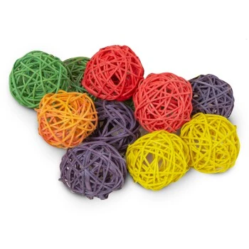 HappyBird DIY Bunte Weidenbälle XL Im 10er Set 2 HappyBird DIY Bunte Weidenbälle XL Im 10er Set – Bild 2