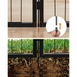 FEANDREA L Hundezaun 8 Platten Schwarz Schwarz 1,6 M, 1,6 M, 60 Cm -Ruffwear Verkäufe 98cb85f4dae3237153060ae5a7986d45ca8aa7af 1500921 de DE 5d574e8d4e49ee98f0c5b6342dd79c17caedda798sQTYc