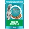 Purina ONE Indoor Formula Mit Thunfisch & Grünen Bohnen 26x85g
