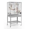 Montana Cages Vogelkäfig Madeira Single Hellgrau