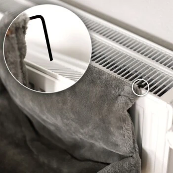 Lionto Katzenbett Für Heizungen Dunkelgrau 4 Lionto Katzenbett Für Heizungen Dunkelgrau – Bild 4