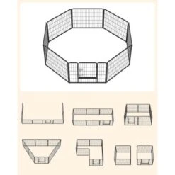 FEANDREA L Hundezaun 8 Platten Schwarz Schwarz 1,6 M, 1,6 M, 60 Cm -Ruffwear Verkäufe b23b278b69fecf8a66a13109adddec767e797baa 1500921 de DE 979714d5ae62bcc756681c3be5581a60fafc76b5efi4HF