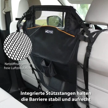 Kurgo Rücksitz-Trennwand Für Hunde, Schwarz 3 Kurgo Rücksitz-Trennwand Für Hunde, Schwarz – Bild 3