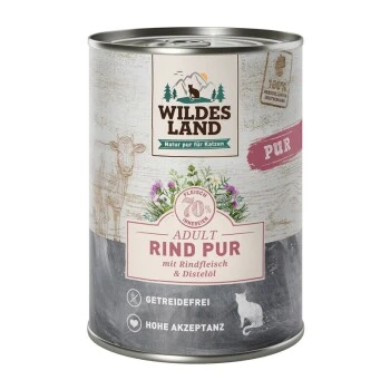 WILDES LAND PUR Adult 6x400g Rind Pur 1 WILDES LAND PUR Adult 6x400g Rind Pur