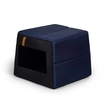 Rexproduct Up And Down Quadratischer Eingang 2 In 1 Hundehütte Marineblau XXL 1 Rexproduct Up And Down Quadratischer Eingang 2 In 1 Hundehütte Marineblau XXL