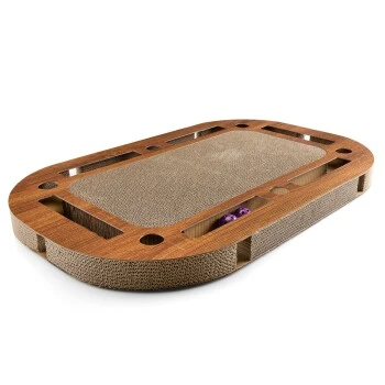 Canadian Cat Company Katzenspielplatz PlayPlate Braun 1 Canadian Cat Company Katzenspielplatz PlayPlate Braun