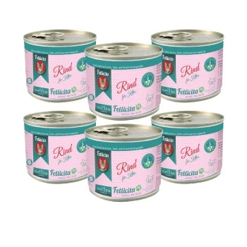 Fellicita Rind Pur Für Kitten 6x 200g 2 Fellicita Rind Pur Für Kitten 6x 200g – Bild 2