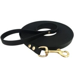 Bio-leine 25-35 Kg Schleppleine Biothane Schwarz 3 M