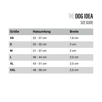 THE DOG IDEA Biothane Halsband Beige Schwarz XS 2 THE DOG IDEA Biothane Halsband Beige Schwarz XS – Bild 2