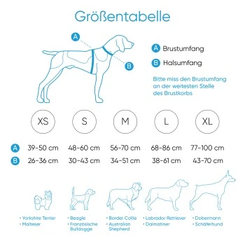 Freudentier Atmungsaktives Hundegeschirr S 2 Freudentier Atmungsaktives Hundegeschirr S – Bild 2