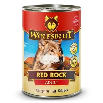 WOLFSBLUT Adult Red Rock - Känguru Mit Kürbis - 6x395g 1 WOLFSBLUT Adult Red Rock - Känguru Mit Kürbis - 6x395g
