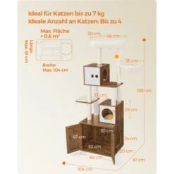 FEANDREA Kratzbaum 185cm Mit Katzenklo-Schrank Vintagebraun Braun -Ruffwear Verkäufe ef702a934169643329ef7735ec0eb80e5b50d44e 1666851 de DE 05946d30530dc299ffe9ab06919c6838bc130f73Cjzqvr