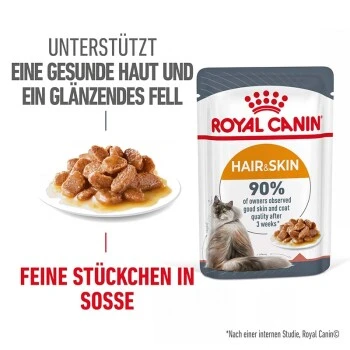 ROYAL CANIN Hair & Skin 12x85g In Soße 1 ROYAL CANIN Hair & Skin 12x85g In Soße